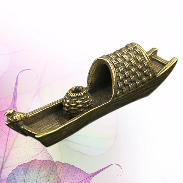 1pc brass incense burner creative boat shape aroma stove tea ceremony accessories ornament (copper) fragrance lamps
1pc brass incense burner creative boat shape aroma stove tea ceremony accessories ornament (copper) fragrance lamps