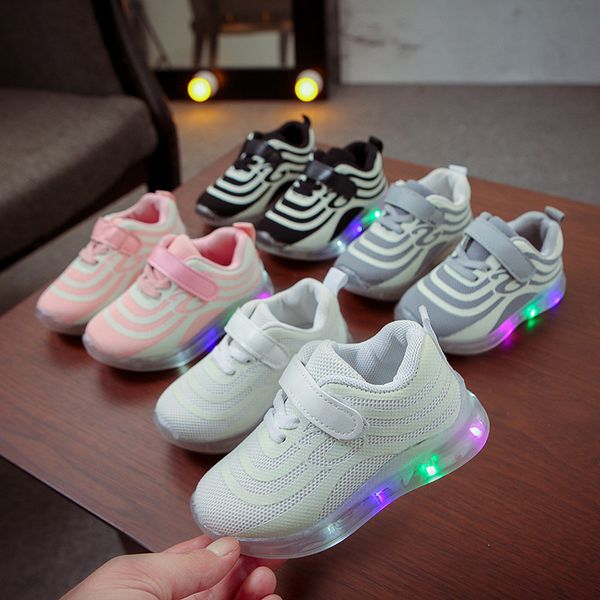 Kids fashion New Children Sneakers Infant Toddler Girls Light LED Luminous Sport Running Boys Shoes 15M-7Y/ spring autumn CS03, 01
Kids fashion New Children Sneakers Infant Toddler Girls Light LED Luminous Sport Running Boys Shoes 15M-7Y/ spring autumn CS03, 01