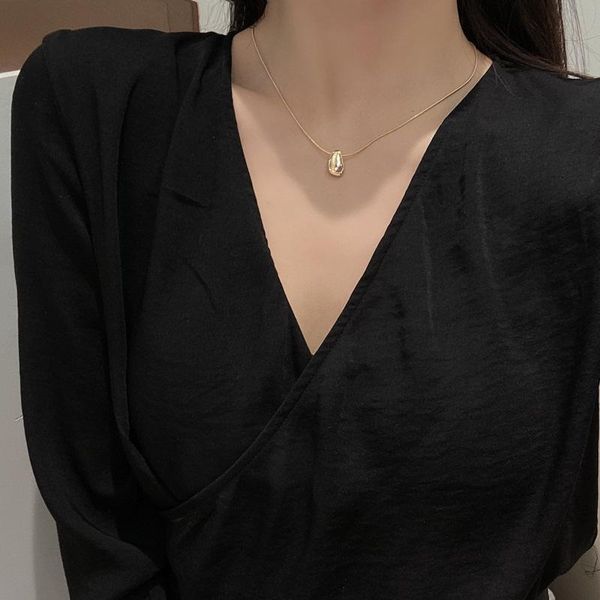 pendant necklaces simple temperament geometric necklace personality trendy retro for women niche glossy clavicle chain female, Silver
pendant necklaces simple temperament geometric necklace personality trendy retro for women niche glossy clavicle chain female, Silver