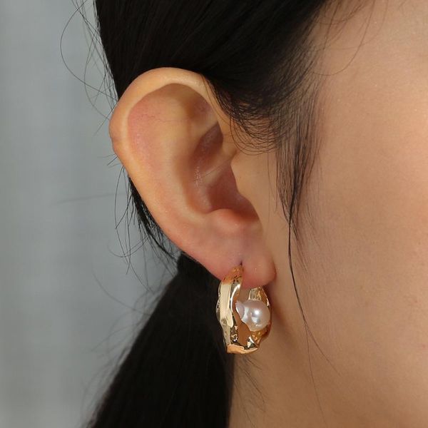 hoop & huggie women elegant white pearls round earrings girl birthday party pearl gold big circle wedding fashion jewelry, Golden;silver
hoop & huggie women elegant white pearls round earrings girl birthday party pearl gold big circle wedding fashion jewelry, Golden;silver