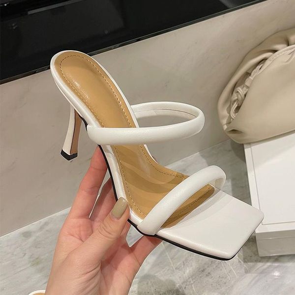 slippers women's shoes 2021 thick heel sandals open toe with transparent square mid-high and, Black
slippers women's shoes 2021 thick heel sandals open toe with transparent square mid-high and, Black
