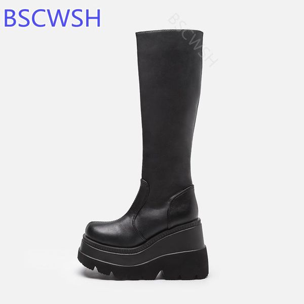boots 2021 gothic style women black wedges high heels platform trendy cool autumn winter motorcycles shoes big size 43
boots 2021 gothic style women black wedges high heels platform trendy cool autumn winter motorcycles shoes big size 43
