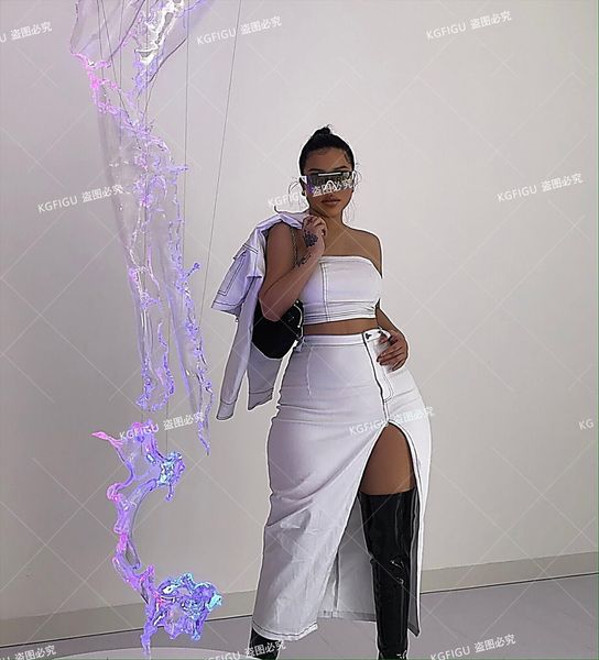 arrival off shoulder sleeveless side women dress cut button fly elegant summer birthday party wholesale two piece sets, White
arrival off shoulder sleeveless side women dress cut button fly elegant summer birthday party wholesale two piece sets, White