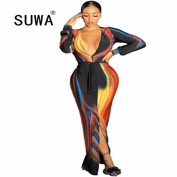 casual dresses deep v neck high waist long sleeve sheath maxi for women evening party elegant robe 2021 spring autumn est, Black;gray
casual dresses deep v neck high waist long sleeve sheath maxi for women evening party elegant robe 2021 spring autumn est, Black;gray