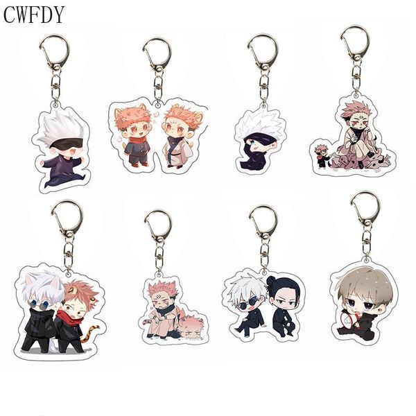 keychains 2021 anime jujutsu kaisen keychain megumi fushiguro nobara kugisaki two sided arcylic key ring handmade jewelry cosplay props, Silver
keychains 2021 anime jujutsu kaisen keychain megumi fushiguro nobara kugisaki two sided arcylic key ring handmade jewelry cosplay props, Silver
