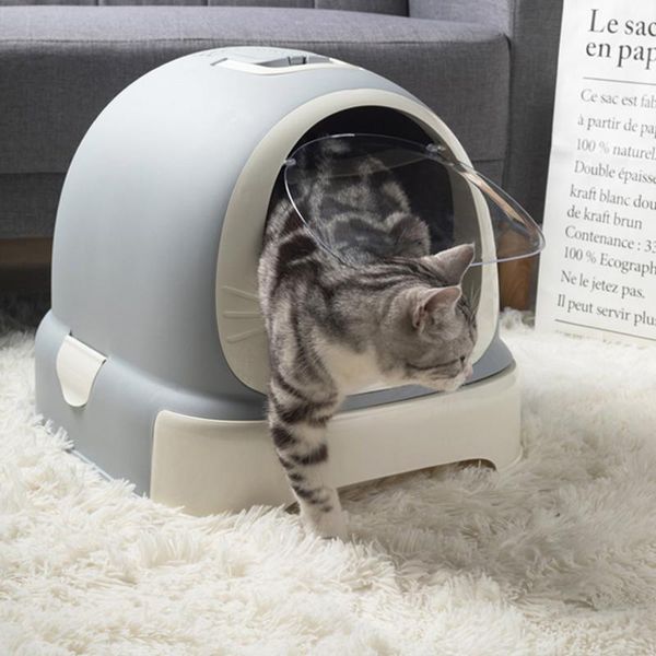 cat litter box reduces tracking odor large hooded tray kitten toilet well designed space efficient other supplies
cat litter box reduces tracking odor large hooded tray kitten toilet well designed space efficient other supplies