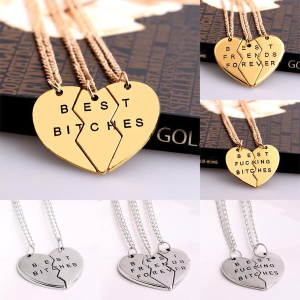 2/3pc friends forever bff broken heart pendant necklace charm chain jewelry friendship love choker collar gifts souvenir necklaces, Silver
2/3pc friends forever bff broken heart pendant necklace charm chain jewelry friendship love choker collar gifts souvenir necklaces, Silver