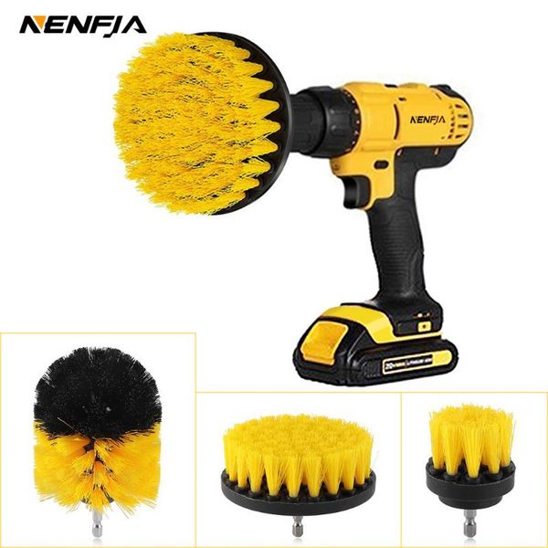 3pcs/set electric scrubber brush drill kit plastic round cleaning for carpet glass car tires nylon brushes 2/3.5/4'' sponge
3pcs/set electric scrubber brush drill kit plastic round cleaning for carpet glass car tires nylon brushes 2/3.5/4'' sponge