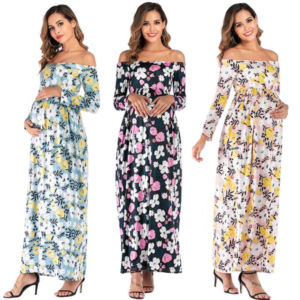 fashion casual maternity breastfeeding dresses nursing women's pregnanty off-shoulder long sleeve leaves print dress, White
fashion casual maternity breastfeeding dresses nursing women's pregnanty off-shoulder long sleeve leaves print dress, White