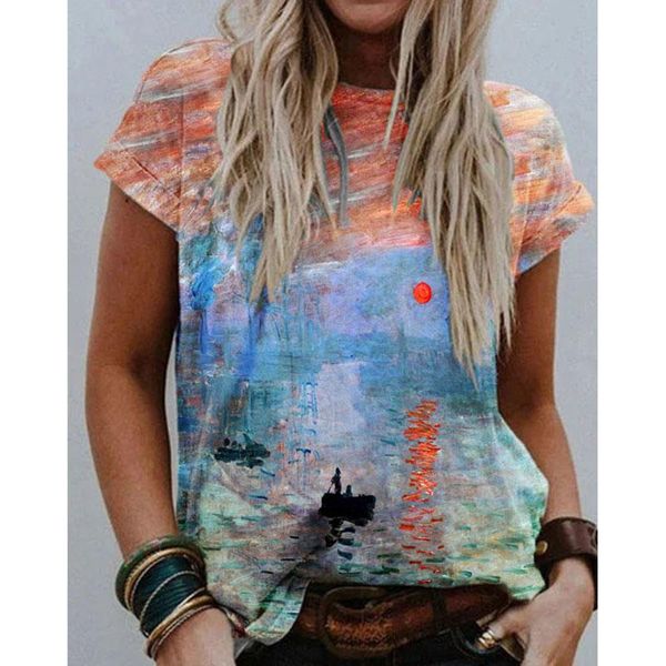 women's t-shirt 2021 summer womens printed casual short sleeve ladies loose blouse tee plus size 3xl, White
women's t-shirt 2021 summer womens printed casual short sleeve ladies loose blouse tee plus size 3xl, White