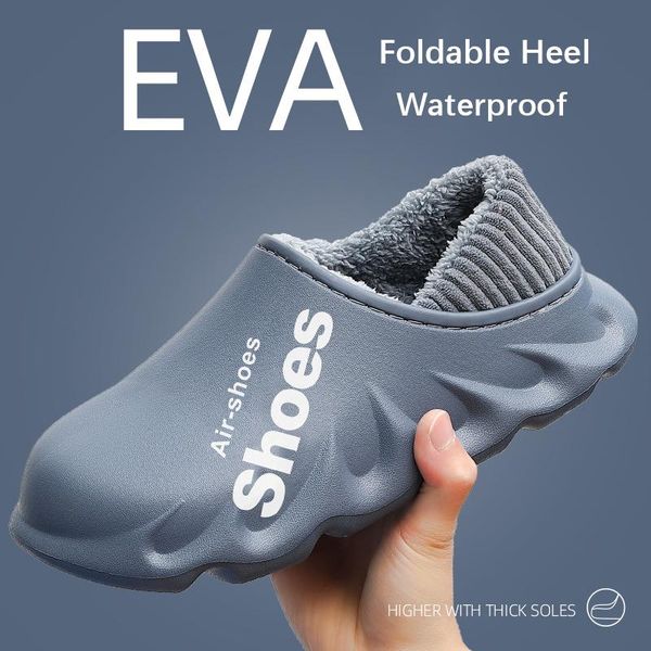 slippers 2022 waterproof non-slip home women winter autumn warm indoor cotton plush soft sole mens couples shoes male casual, Black
slippers 2022 waterproof non-slip home women winter autumn warm indoor cotton plush soft sole mens couples shoes male casual, Black