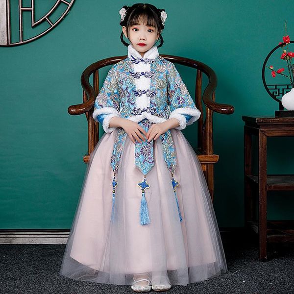 girls winter birthday party dress flower girl gown formal kids dresses thickening hanfu chinese year's wedding ethnic clothing, Red
girls winter birthday party dress flower girl gown formal kids dresses thickening hanfu chinese year's wedding ethnic clothing, Red
