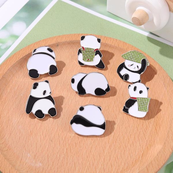 pins, brooches cute panda enamel pins bamboo basket hat custom animal for women lapel accessories backpack gift lover, Gray
pins, brooches cute panda enamel pins bamboo basket hat custom animal for women lapel accessories backpack gift lover, Gray