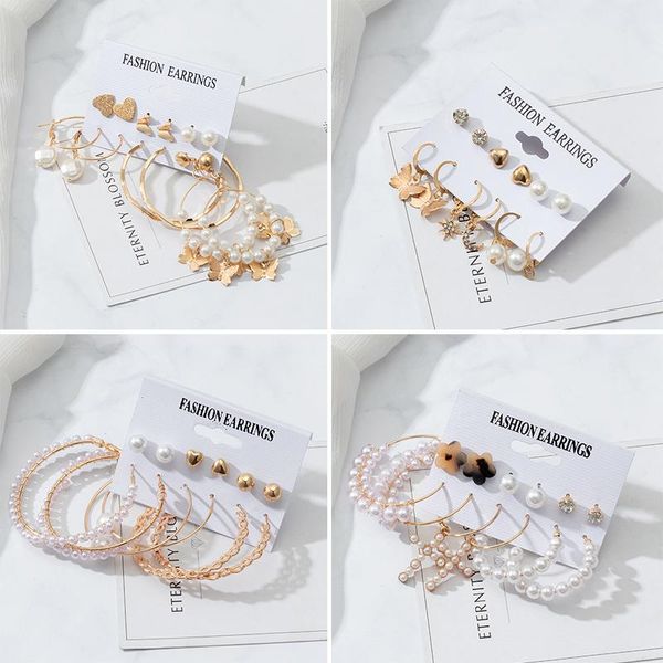 hoop & huggie x&p vintage geometric gold metal earrings set for women punk pearl dangle drop 2021 trend of jewelry, Golden;silver
hoop & huggie x&p vintage geometric gold metal earrings set for women punk pearl dangle drop 2021 trend of jewelry, Golden;silver