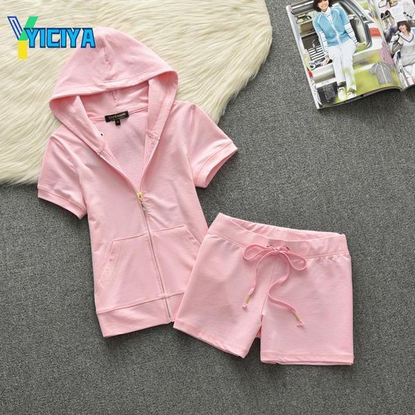 women's tracksuits yiciya sports and leisure suit summer short sleeve shorts net color hooded tennis two piece slim suit,tracksuit, Gray
women's tracksuits yiciya sports and leisure suit summer short sleeve shorts net color hooded tennis two piece slim suit,tracksuit, Gray