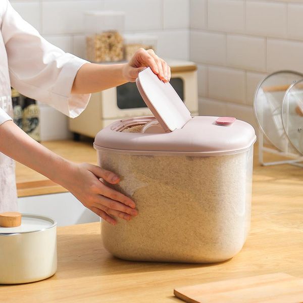 storage bottles & jars kitchen household rice box moisture-proof multigrain grain cats and dogs pet food plastic bucket
storage bottles & jars kitchen household rice box moisture-proof multigrain grain cats and dogs pet food plastic bucket