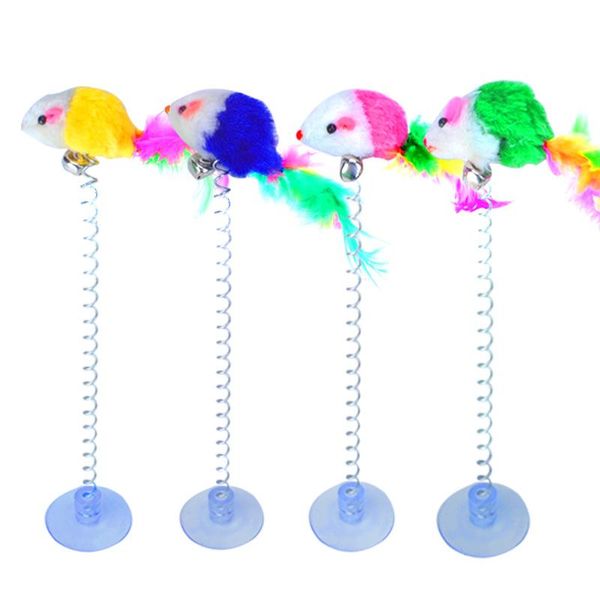 cat toys 1pc 2 types funny elastic feather false mouse spring sucker for playing pet toy training
cat toys 1pc 2 types funny elastic feather false mouse spring sucker for playing pet toy training