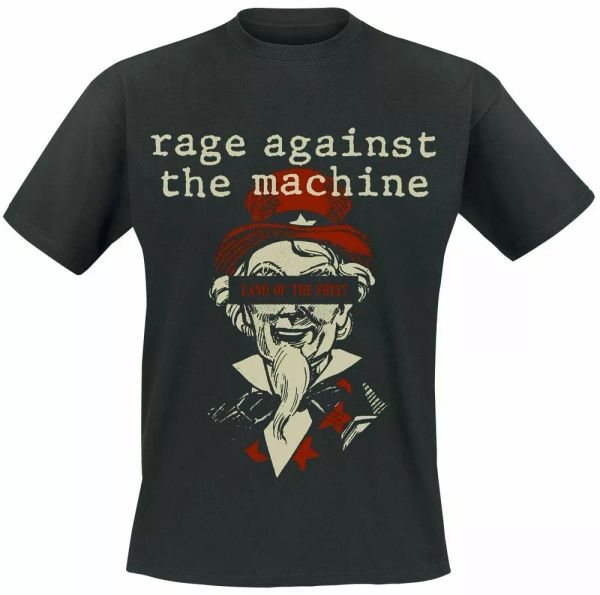 official rage against the machine t shirt sam black classic rock metal band, White;black
official rage against the machine t shirt sam black classic rock metal band, White;black
