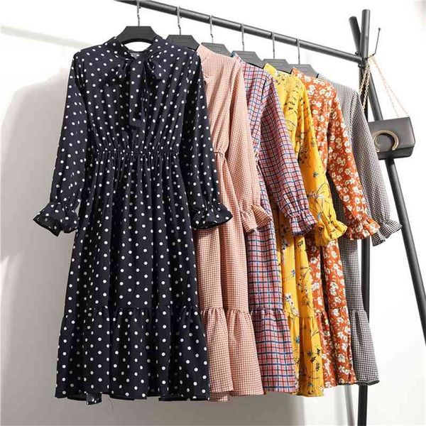 korean black shirt vestidos office polka dot vintage autumn dresses women dresss ladies midi floral long sleeve dress femal 210806, Black;gray
korean black shirt vestidos office polka dot vintage autumn dresses women dresss ladies midi floral long sleeve dress femal 210806, Black;gray