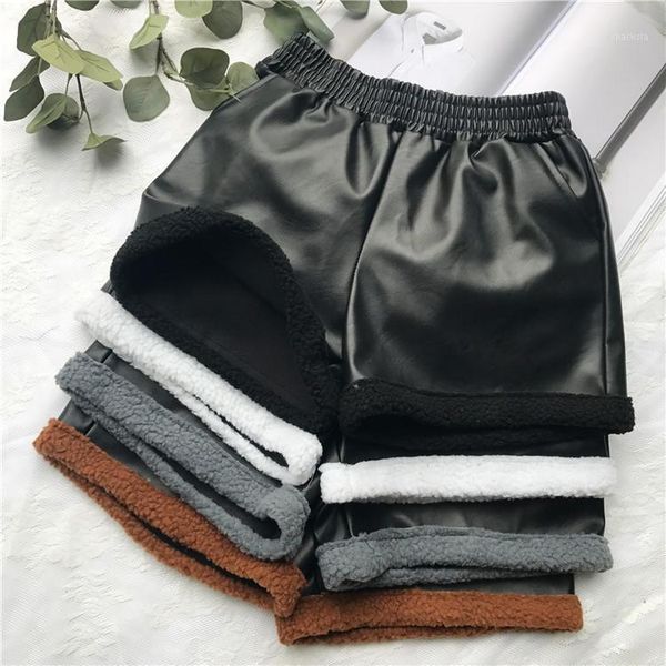 women's shorts gruiiceen high waist casual streetwear women ealstic corduroy for winter gy2021513, White;black
women's shorts gruiiceen high waist casual streetwear women ealstic corduroy for winter gy2021513, White;black