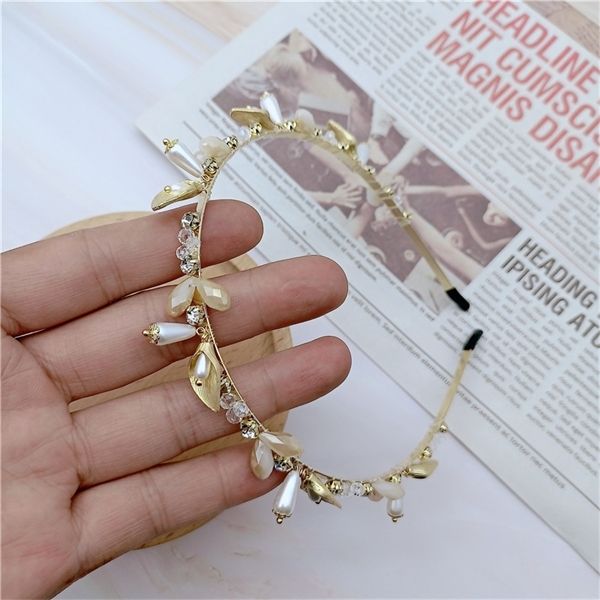 french pearl hair hoop fairy sen department super beaded hairpin, versatile going out, rhinestone white rice bead head fashion sale, Silver
french pearl hair hoop fairy sen department super beaded hairpin, versatile going out, rhinestone white rice bead head fashion sale, Silver