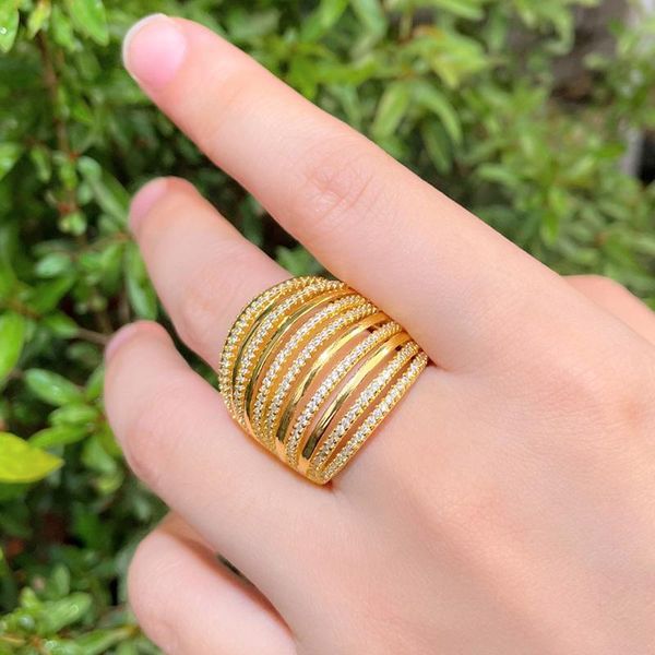 wedding rings cwwzircons adjustable multi layer round cubic zirconia wide big engagement party for women dubai gold jewelry r197, Slivery;golden
wedding rings cwwzircons adjustable multi layer round cubic zirconia wide big engagement party for women dubai gold jewelry r197, Slivery;golden