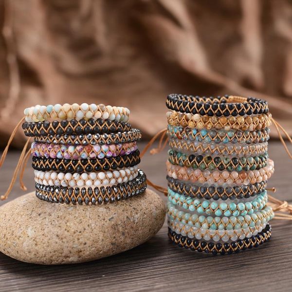 tennis handmade beaded stones wrap bracelets bangles double layers bohemia couple yoga jewelry, Golden;silver
tennis handmade beaded stones wrap bracelets bangles double layers bohemia couple yoga jewelry, Golden;silver