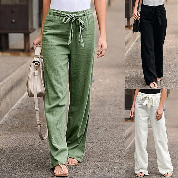 summer oversized wide leg vintage womens pants linen palazzo fashion long trousers casual elastic waist solid pantalon xl, Black;white
summer oversized wide leg vintage womens pants linen palazzo fashion long trousers casual elastic waist solid pantalon xl, Black;white