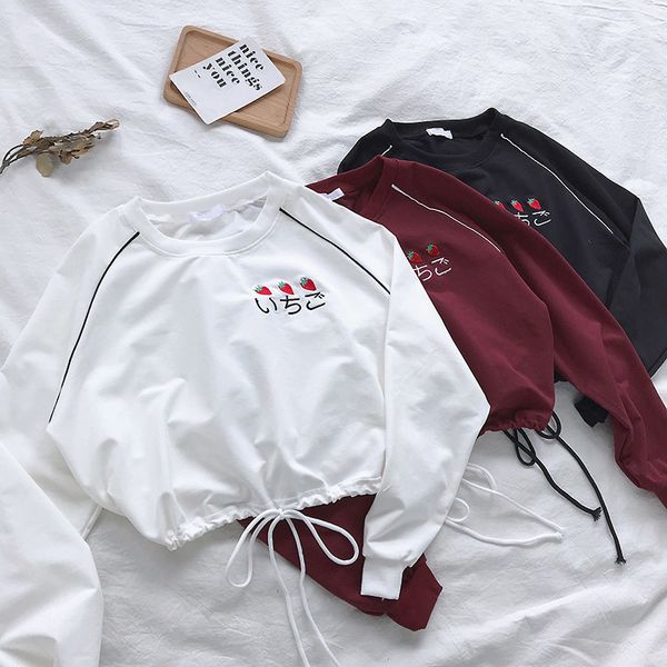spring autumn women's short long-sleeved t-shirt preppy style letter tees female hem drawstring wide loose gd485 210506, White
spring autumn women's short long-sleeved t-shirt preppy style letter tees female hem drawstring wide loose gd485 210506, White