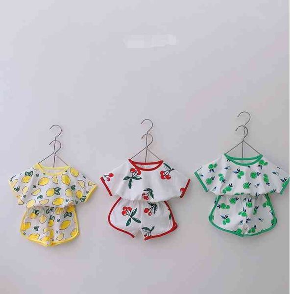 cute baby boys girls fruit printed clothes sets pure cotton casual short sleeve t shirt and shorts outfits 210508, White
cute baby boys girls fruit printed clothes sets pure cotton casual short sleeve t shirt and shorts outfits 210508, White