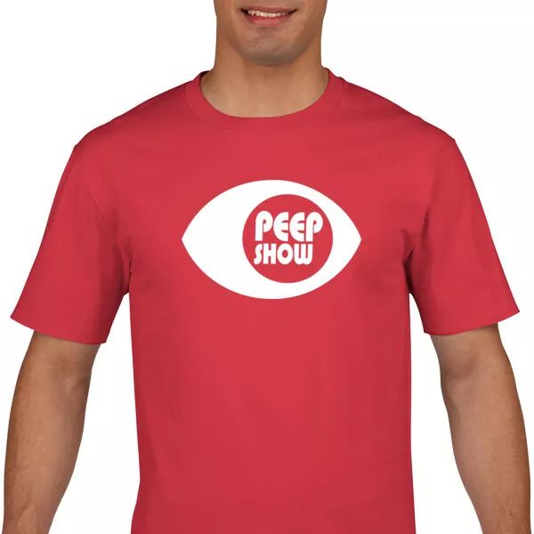 peep show t shirt - mitchell and webb - peep show, White;black