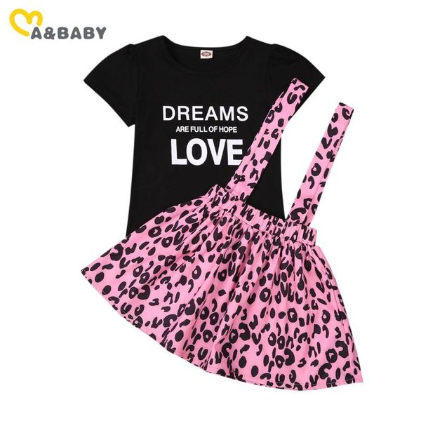 ma&baby 2-7y summer children kid girl clothes set letter t shirt leopard skirts overalls outfits costumes clothing sets, White
ma&baby 2-7y summer children kid girl clothes set letter t shirt leopard skirts overalls outfits costumes clothing sets, White