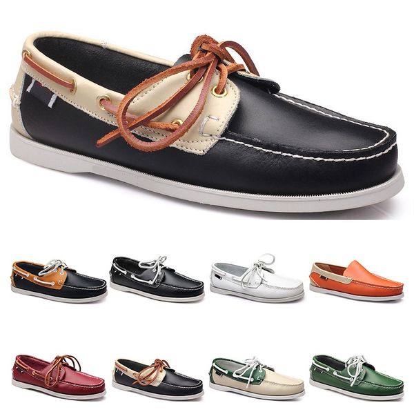 womens sneakers sailing shoe mens casual leather shoes black white green orange brown outdoor trainers size 38-45 twenty five
womens sneakers sailing shoe mens casual leather shoes black white green orange brown outdoor trainers size 38-45 twenty five