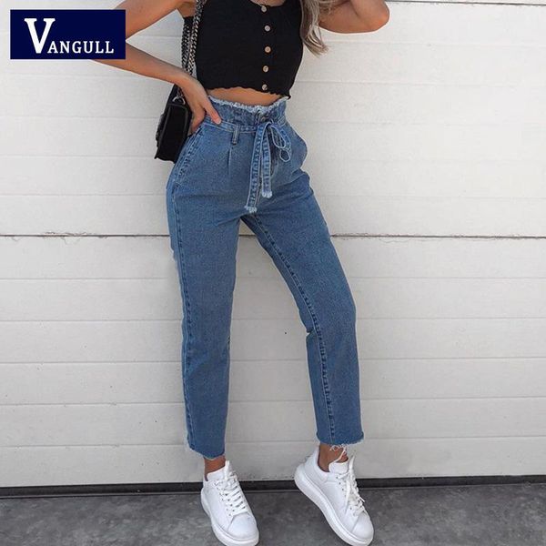 women's jeans vangull high waist denim pants women belt lace up 2021 spring fashion trousers autumn tassel casual female, Blue
women's jeans vangull high waist denim pants women belt lace up 2021 spring fashion trousers autumn tassel casual female, Blue