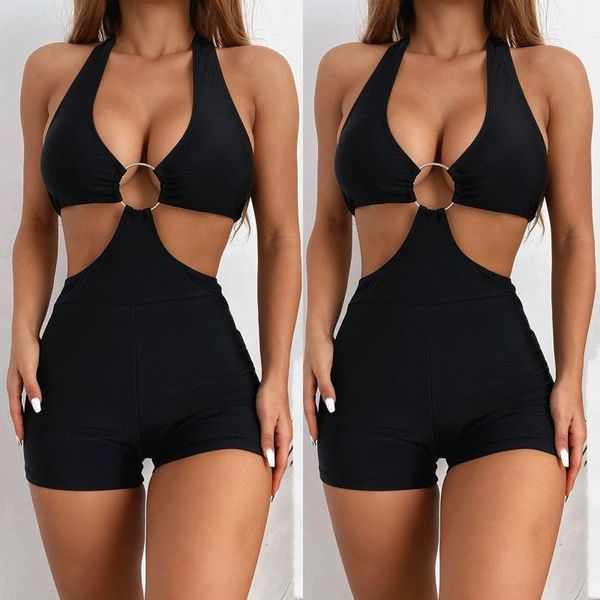 women's swimwear 2021 high waist open back fashionista lady containing chest pad solid siamese set piece swimsuit bikinis, White;black
women's swimwear 2021 high waist open back fashionista lady containing chest pad solid siamese set piece swimsuit bikinis, White;black