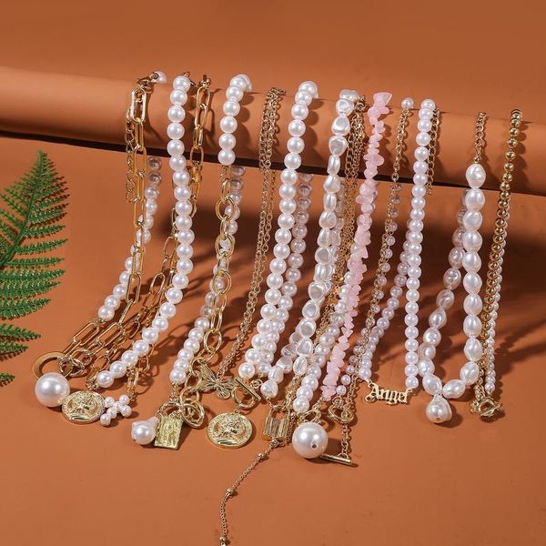 chokers kaplan center fashion pearl chain choker jewelry necklace for women wedding love pendant vintage style wholesale, Golden;silver
chokers kaplan center fashion pearl chain choker jewelry necklace for women wedding love pendant vintage style wholesale, Golden;silver