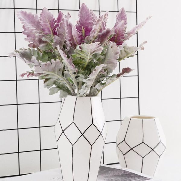 decorative flowers & wreaths artificial plants white silver leaf faux foliage craft fake for wedding home living room decoration purple
decorative flowers & wreaths artificial plants white silver leaf faux foliage craft fake for wedding home living room decoration purple