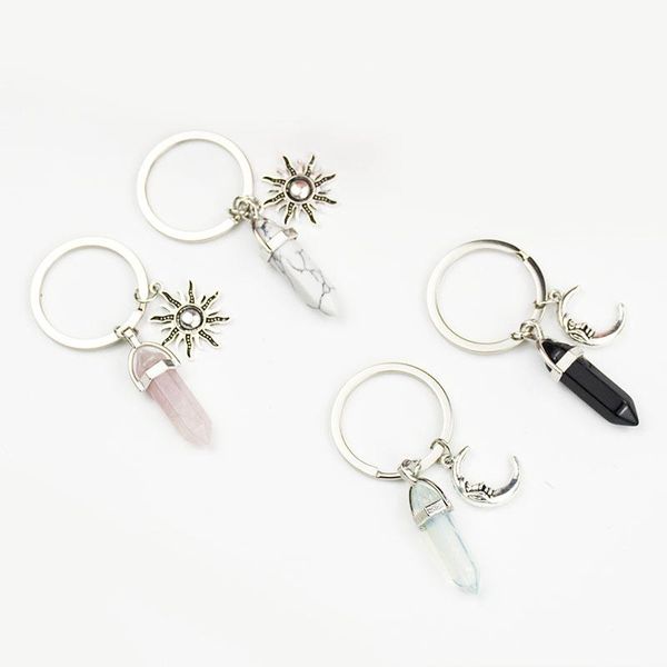 vintage sun moon face key ring celestial crescent polar keyrings charms powder crystal opal necklace pendant valentine's day gifts, Silver
vintage sun moon face key ring celestial crescent polar keyrings charms powder crystal opal necklace pendant valentine's day gifts, Silver