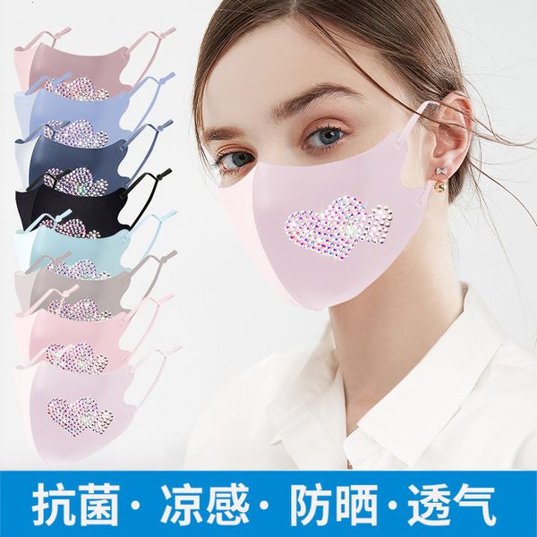 valentine's day to heart color ice silk air cloth flash drill breathable dust mask
valentine's day to heart color ice silk air cloth flash drill breathable dust mask