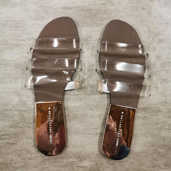 slippers transparent pvc open toe women slipper summer beach shoes otuside comfort slides female outdoor jelly plus size 40 41, Black
slippers transparent pvc open toe women slipper summer beach shoes otuside comfort slides female outdoor jelly plus size 40 41, Black