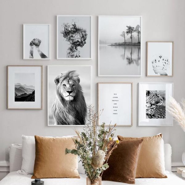 paintings abstract girl silhouette lion leopard wall art canvas painting nordic posters and prints pictures for living room decor
paintings abstract girl silhouette lion leopard wall art canvas painting nordic posters and prints pictures for living room decor