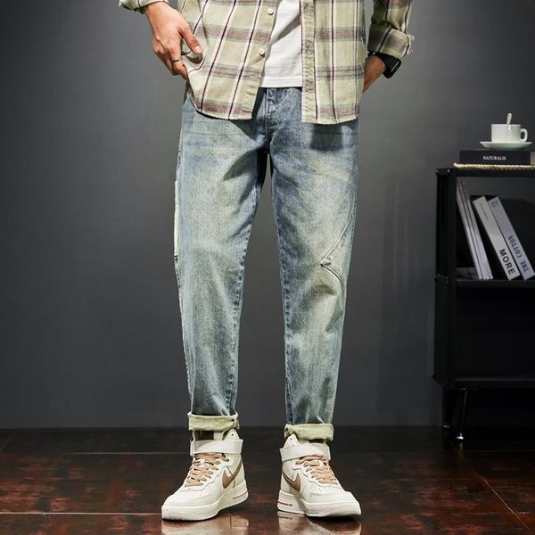 men's jeans gentleman harm book fashion pockets desinger loose fit baggy moto men retro blue streetwear relax tapered 42
men's jeans gentleman harm book fashion pockets desinger loose fit baggy moto men retro blue streetwear relax tapered 42