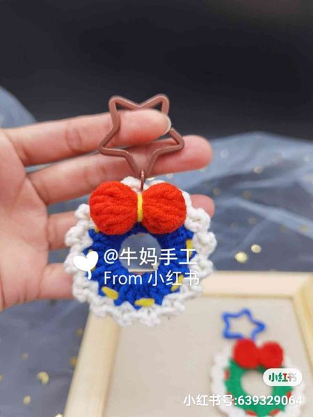 factory outlet party decoration niu ma handmade christmas wreath key ring snow white public chain gift diy woven pen
factory outlet party decoration niu ma handmade christmas wreath key ring snow white public chain gift diy woven pen