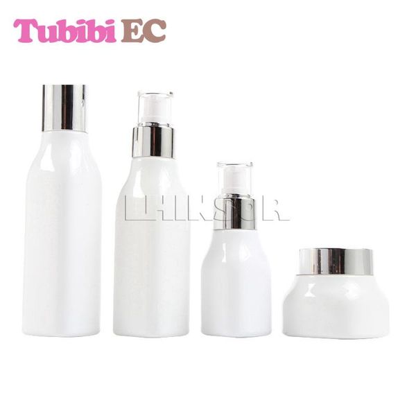 storage bottles & jars 5pcs/lot silver lid porcelain white glass empty spray lotion toner cream doterra cosmetic packaging containers
storage bottles & jars 5pcs/lot silver lid porcelain white glass empty spray lotion toner cream doterra cosmetic packaging containers