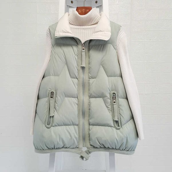 women's vests autumn winter white duck down vest women short coat korean loose light zipper sleeveless jacket waistcoat ladie zfj7, Black;white
women's vests autumn winter white duck down vest women short coat korean loose light zipper sleeveless jacket waistcoat ladie zfj7, Black;white