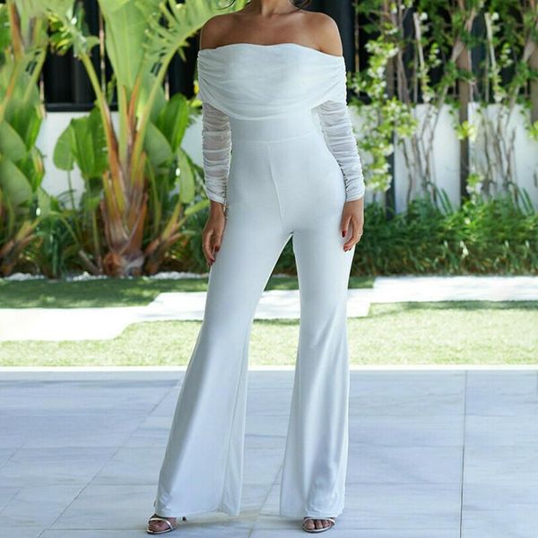 women's jumpsuits & rompers women playsuit evening party bodycon jumpsuit romper mesh long sleeve slash neck overalls, Black;white
women's jumpsuits & rompers women playsuit evening party bodycon jumpsuit romper mesh long sleeve slash neck overalls, Black;white