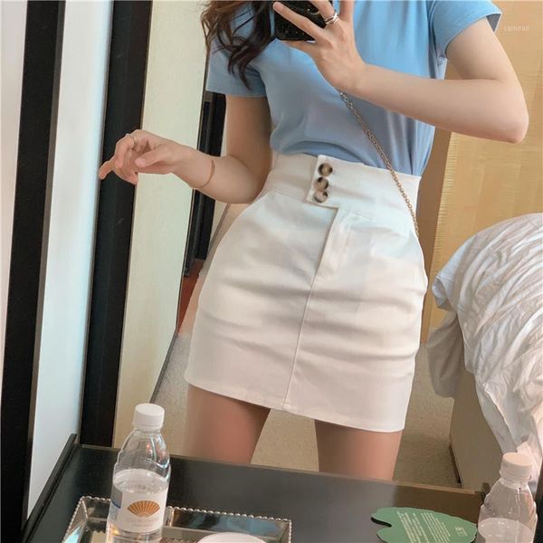 white bodycorn pencil skirts women high waist summer mini skirt clubwear three buttons korean streetwear skinny warp z326, Black
white bodycorn pencil skirts women high waist summer mini skirt clubwear three buttons korean streetwear skinny warp z326, Black