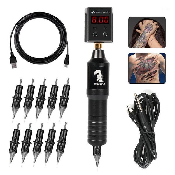 wireless tattoo power supply machine kit rotary pen set cartridge needles permanent makeup guns kits1
wireless tattoo power supply machine kit rotary pen set cartridge needles permanent makeup guns kits1