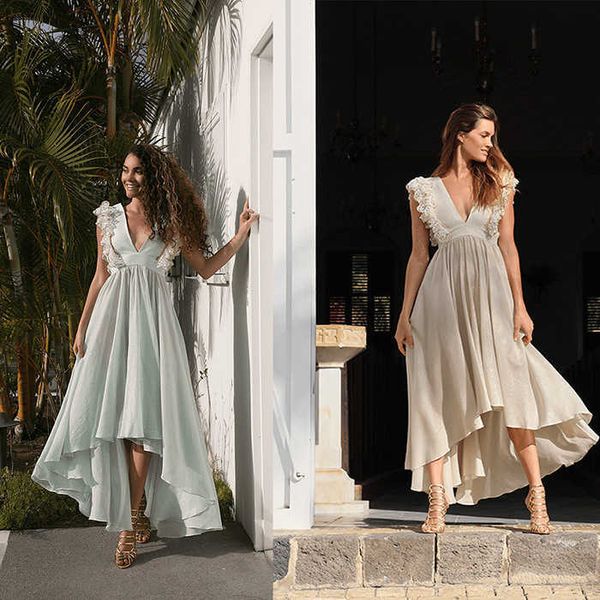 luxury party evening dress 2021 medium waist large swing drs long skirt solid color deep v-neck chiffon lace drs, Black
luxury party evening dress 2021 medium waist large swing drs long skirt solid color deep v-neck chiffon lace drs, Black
