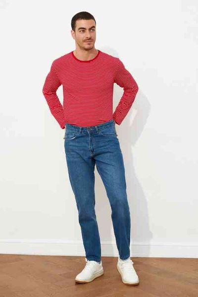 trendyol men 's essential fit jeans tmnss21je0058, Blue
trendyol men 's essential fit jeans tmnss21je0058, Blue